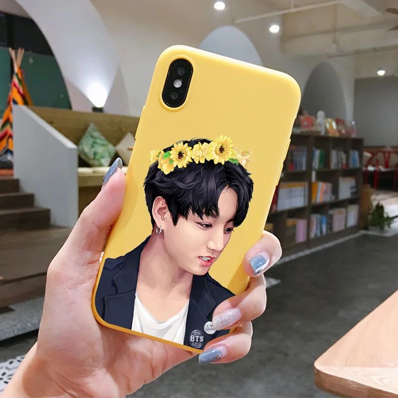 Чехол для телефона EUPHORIA JUNGKOOK Run Ep для iPhone 6S 8 6 Plus XS, силиконовый чехол для телефона iPhone X 7 Plus XS Max - Цвет: Y-1668