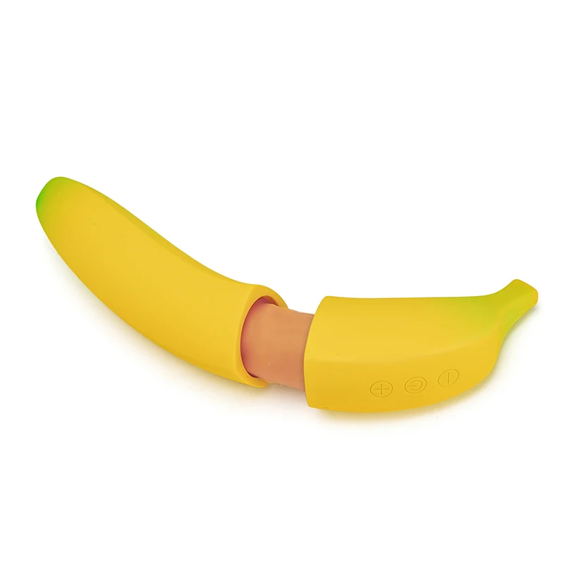 Banana Shape 7 Speed Dildo Vibrator Sex Toys For Woman Silicone G Spot