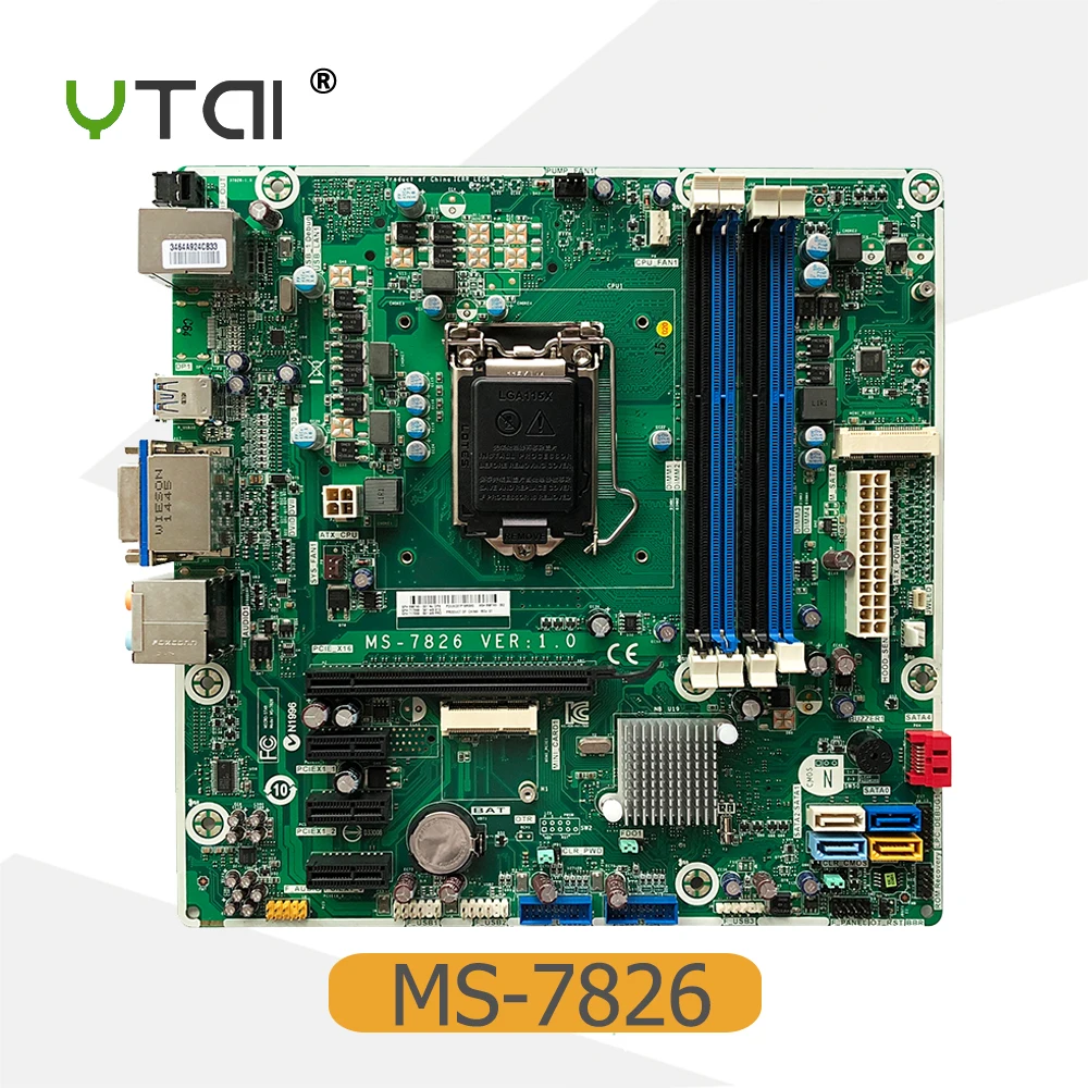 

698749-001 For HP ENVY 700 700-019 Desktop Motherboard 698749-002 717068-501 MS-7826 LGA1150 Mainboard 100%tested fully work