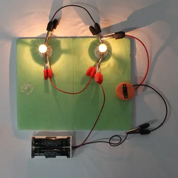 

wholesale Physical Science experiments series parallel circuits DIY material for your Child kids and school students
