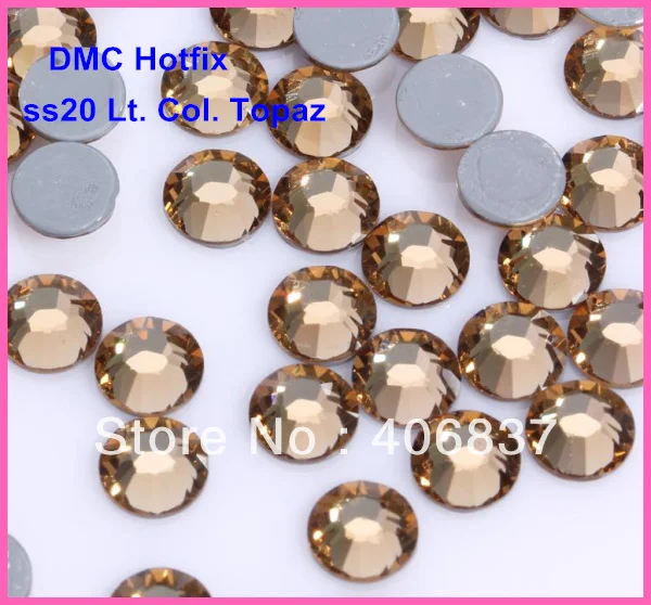 Бесплатная доставка! 1440 шт./лот ss20 (4 8 5 0 мм) Высокое качество DMC Lt.Col.Topaz на