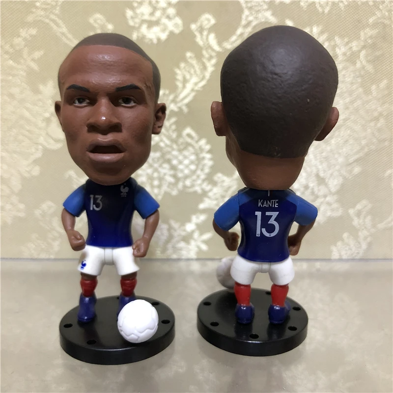 Soccerwe высота 6 5 см футбол мультфильм звезда куклы Франция 13 # Kante статуэтки | Куклы -33050212115