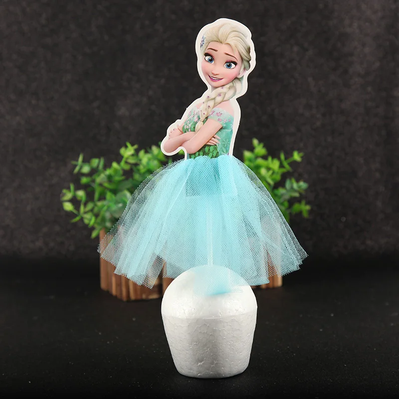 5pcs Lot Disney Frozen Cake Cupcake Toppers For Birthday Baby