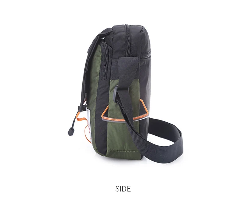 Men Nylon Messenger Bag Shoulder Crossbody Bags Multifunction Fashion Casual Hiking Bicycle Travel Satchel School Handbag XA80ZC
