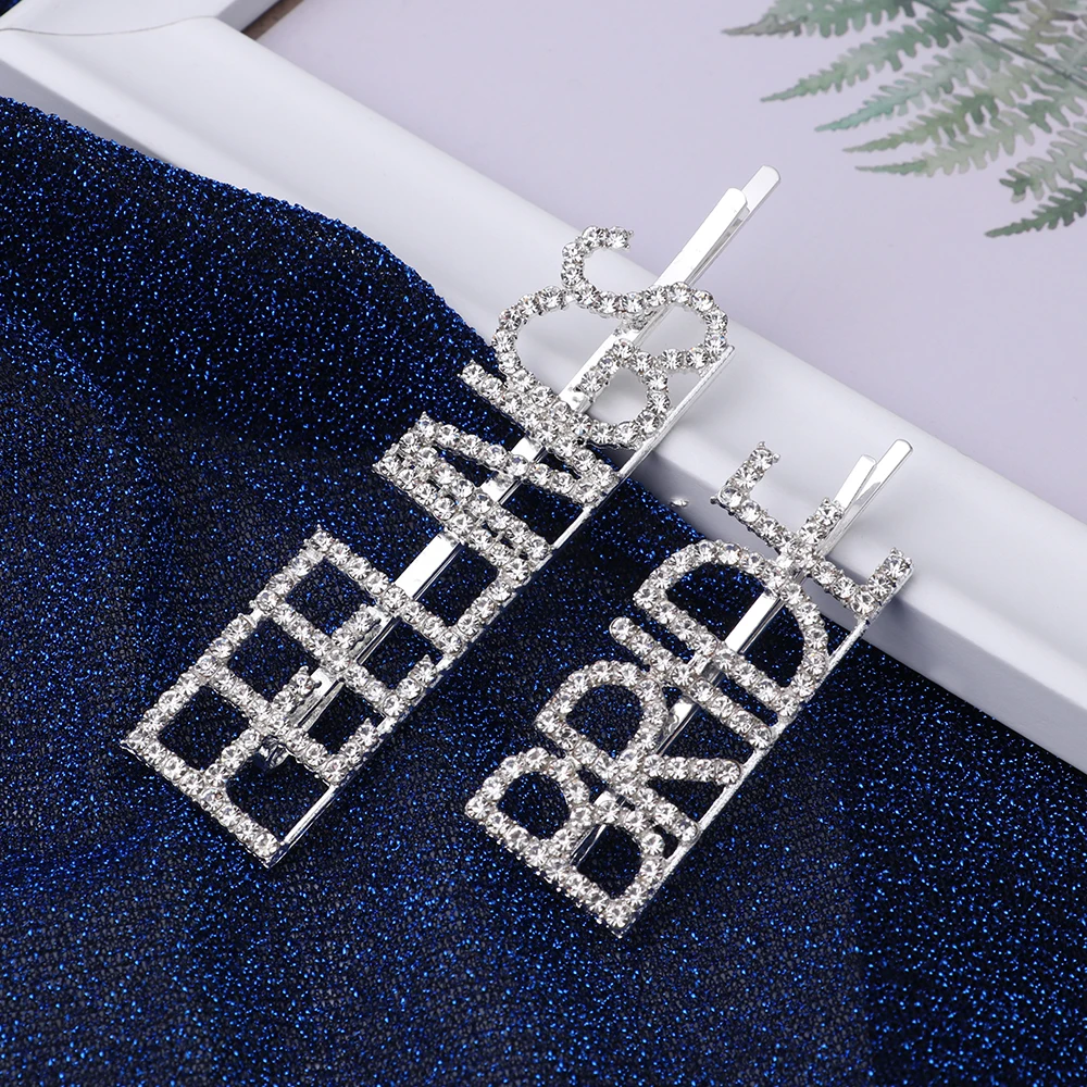 2019 GLAM DRIPPIN модные блестящие стразы с буквами заколки для волос аксессуары женщин