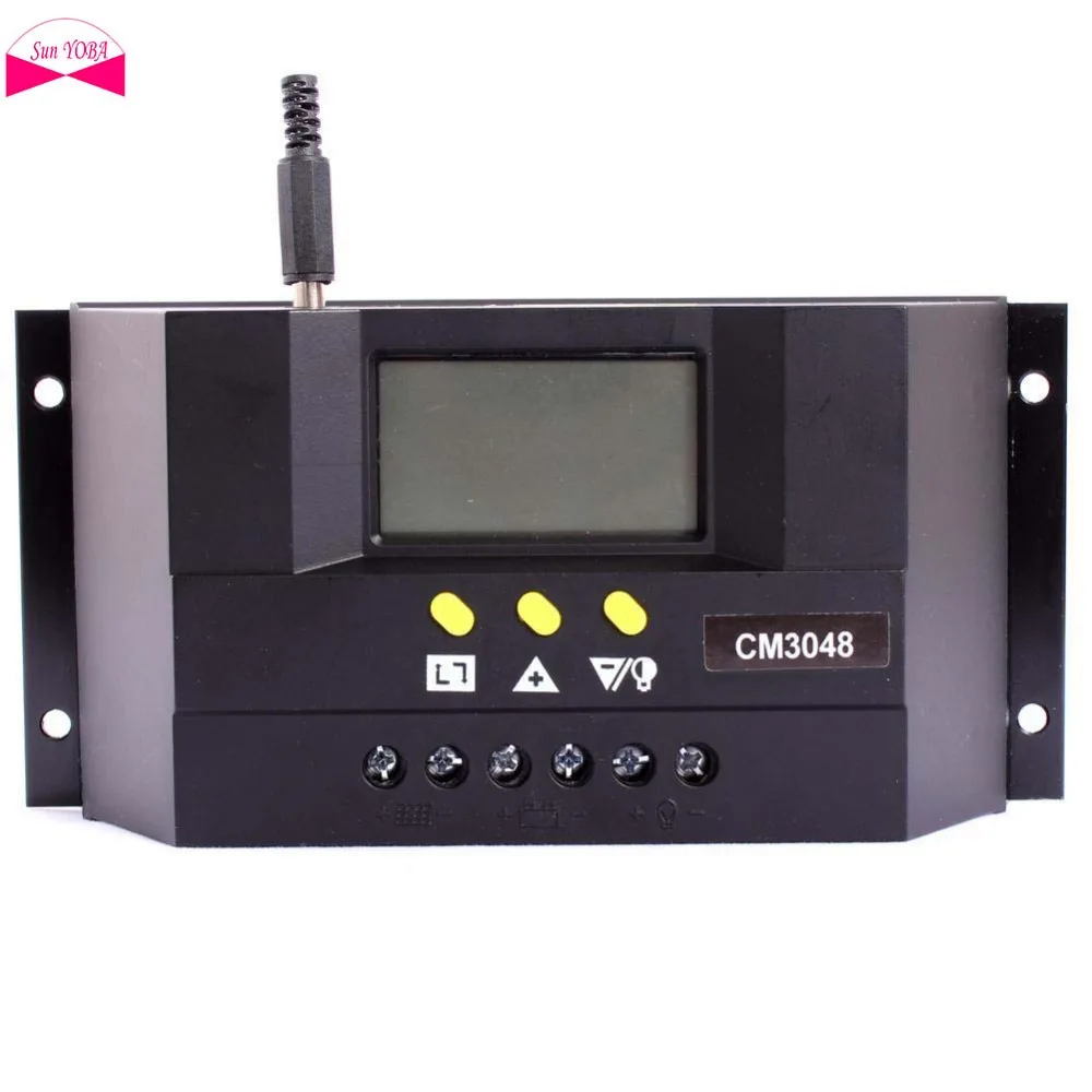 

LCD 30A PWM Solar Panel Battery Regulator Charge Controller 12V/24V 360W/720W APJ
