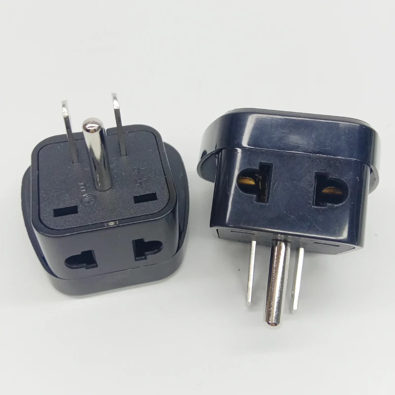 1to2 Универсальный дорожный адаптер AU UK С EU на US адаптер конвертер 3 Pin AC power Plug дорожный переходник бытовые вилки