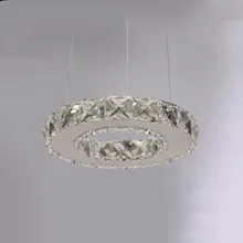 Современный светодиодный хрустальный светильник/светильник, светодиодный круглый светильник, диаметр 200 мм, подвеска