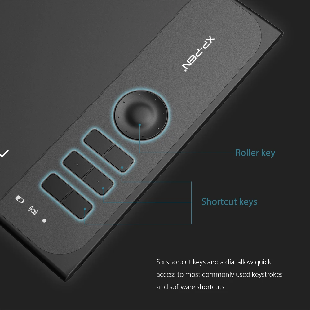 Koop Xp Pen Ster 06 Grafische Tekening Tablet Met 8192 Niveaus Druk Gevoeligheid Zowel Bedrade En Draadloze Modus Ontwerp Met roller Sleutel