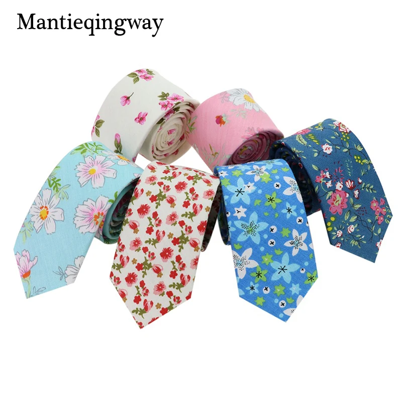 Buy Mantieqingway Tie Brand New Men's Floral Neck Tie