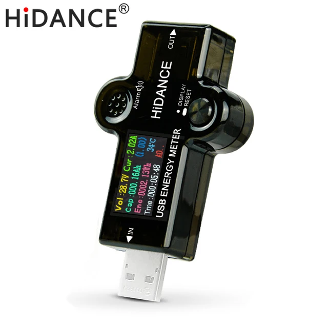 USB3.0 tester DC Digital voltmeter current voltage Color meter volt amp ammeter detector battery power bank charger indicator