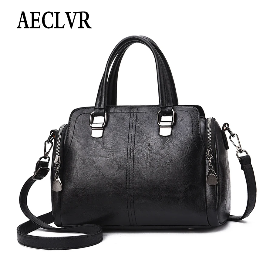 

AECLVR PU Leather Handbag Women Luxury Fashion Casual Ladies Shoulder Bags Bolsa Feminina Messenger Hand Bag for Female Totes