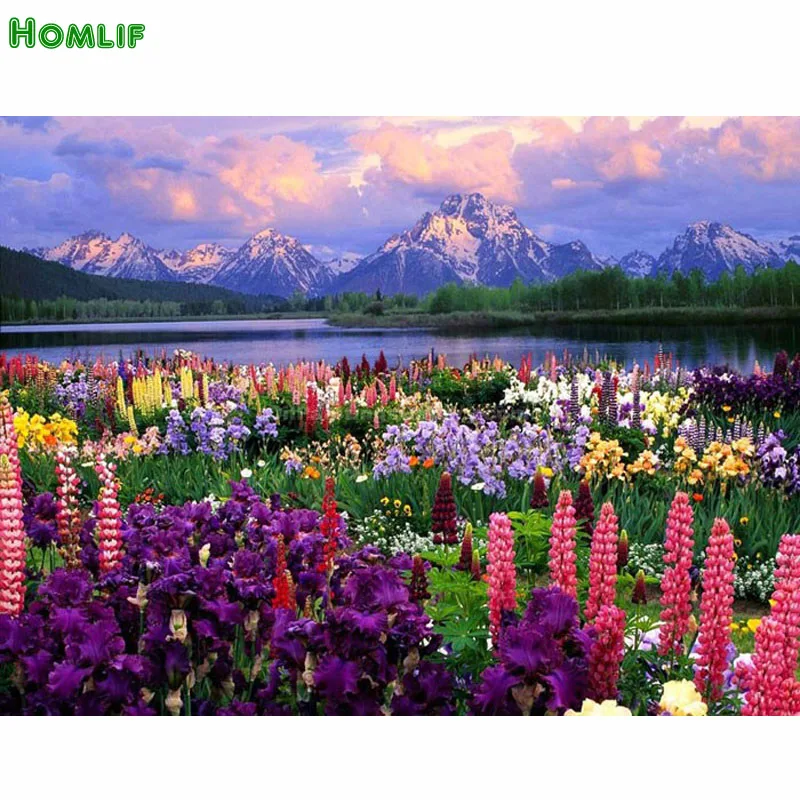 

Diamond mosaic full diamond embroidery flower DIY diamond painting cross stitch crystal round diamond sets unfinish decorative