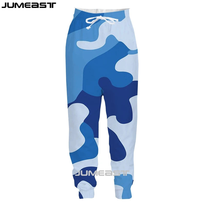 Jumeast бренд для мужчин/для женщин 3D печатных камуфляж повседневное длинные брюки для девочек спортивный пуловер длина спортивные штаны модные - Цвет: 10