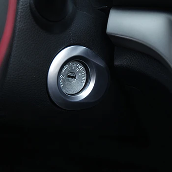 

For Nissan X-Trail X trail T31 2008 2009 2010 2011 2012 2013 ABS Matte Key Start System Ignition Igniter Ring Trim accessories