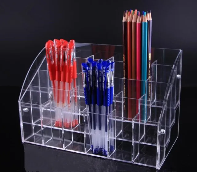 2/3/4 layers pen storage rack clear acrylic Eyeshadow Pencil holder