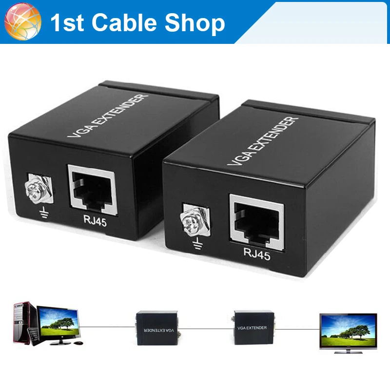 Aliexpress.com : Buy VGA extender repeater over cat5e/6 cable up to 60M ...