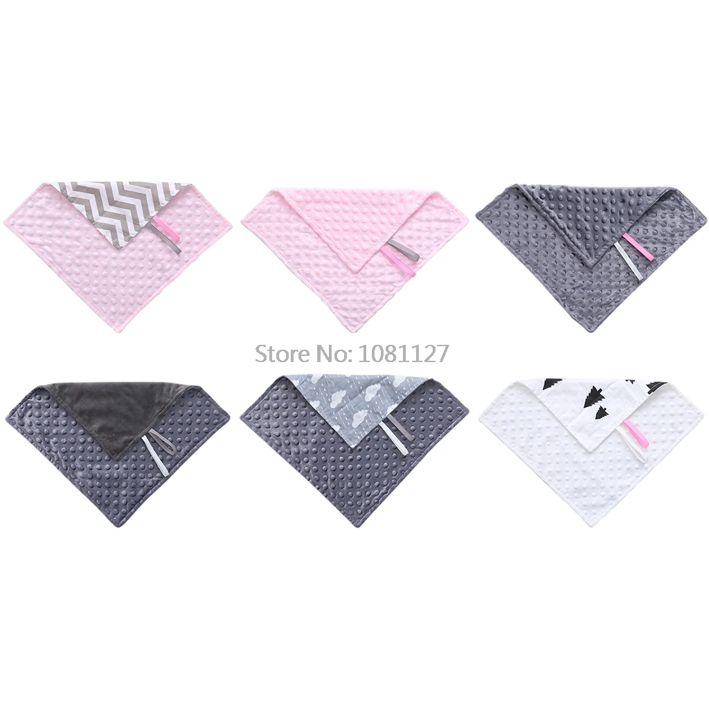 

35cm*35cm Toddler Baby Towel Blanket Pacifier Holder Tag Soother Nipple Cloth Shower Gift Toys