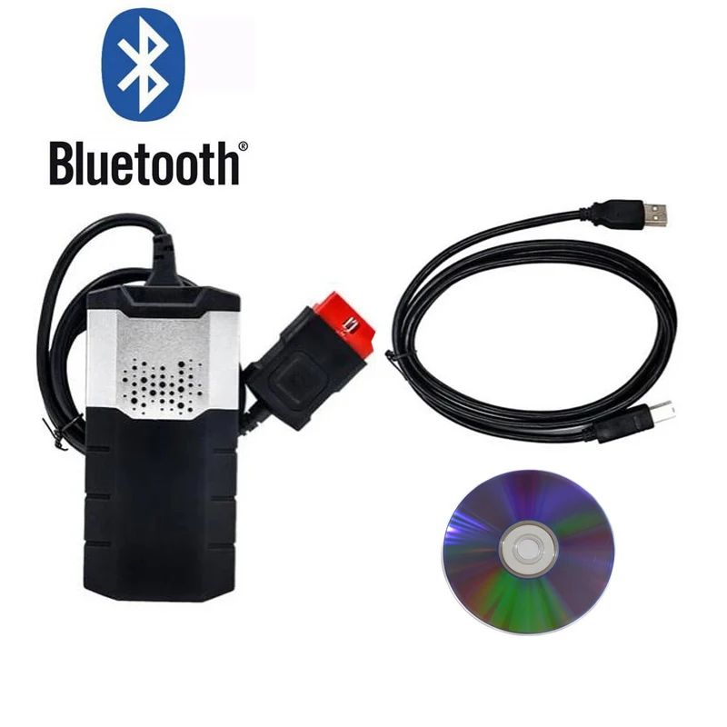 2 шт./лот VD DS150E CDP pro с 8 шт. автомобильных кабелей новый vci bluetooth сканер obd2 2015 3
