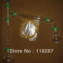 500 мл набор для дистилляции, лабораторный дистилляционный комплект с дистилляционная колонна, 24/29 заземления