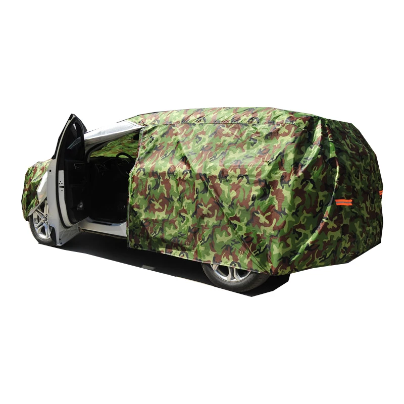 Carnong car cover oxford camouflage for hatchback sedan suv car summer winter outdoor indoor protector one-layer auto car-covers