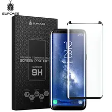 SUPCASE для samsung Galaxy S8 Plus против царапин Премиум 3D изогнутые края анти-ударная защита экрана из закаленного стекла, 1 шт. в упаковке