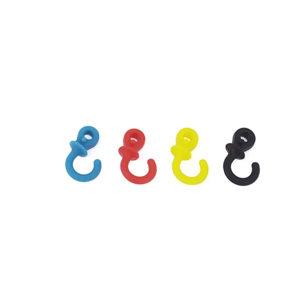 

4pcs/lot Archery Compound Bowstring Stabilizer Monkey Tail Rubber BowString Damper Reduction Vibration Hunting Accessories