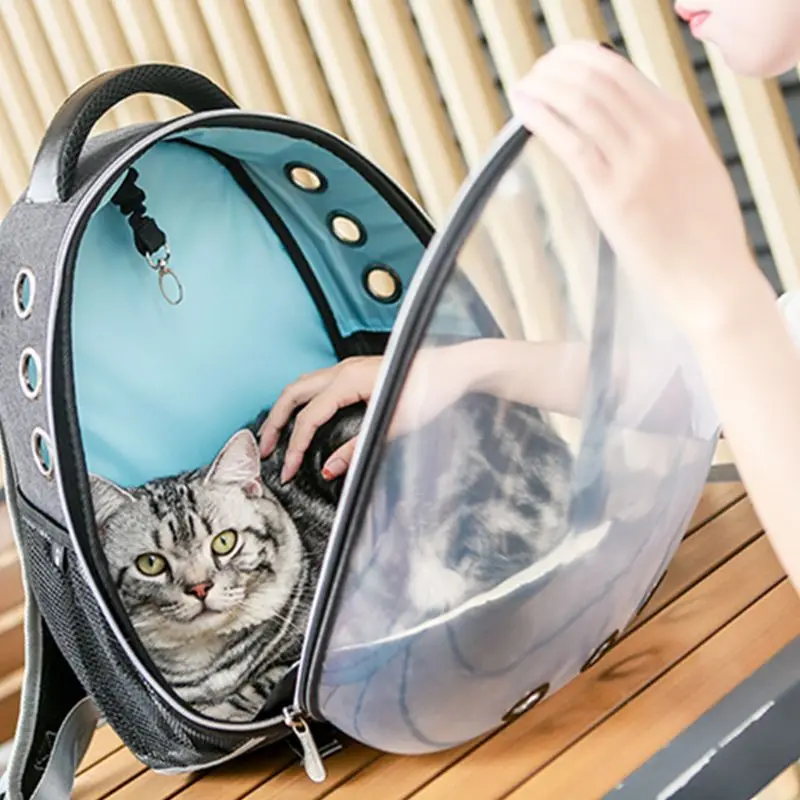 Открытый Pet Cat собака щенок переноска дорожная сумка космическая капсула рюкзак дышащий рюкзак