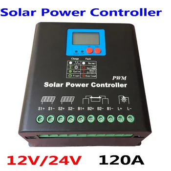 

120A Solar Charge Controller 12V 24V 36V Battery Charge Regulator for lead-acid/gel/ lithium battery etc