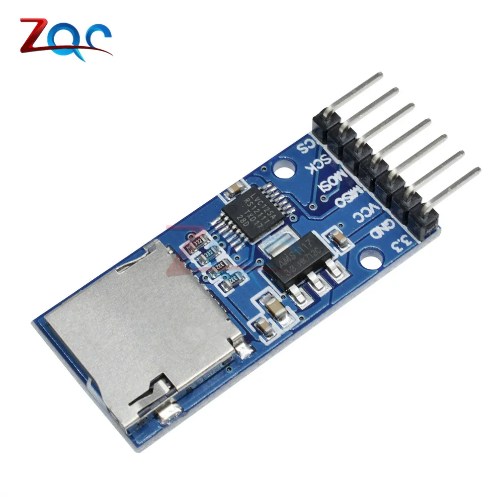 Плата для хранения Micro SD TF карта защитный модуль памяти SPI интерфейс преобразователь уровня для Arduino 3,3 V 5V регулятор цепи