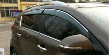 Window Visor Vent Deflector Sun Rain Guard Shield For Kia Sportage R 2010 2014