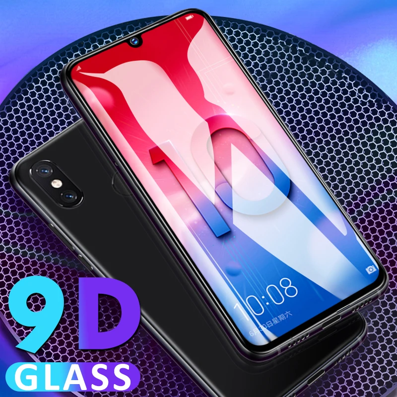 

9D Full Cover Protective Tempered glass For Huawei Y6 Y9 prime 2019 Screen Protector film For Huawei P Smart 2019 P20 P30 Glass