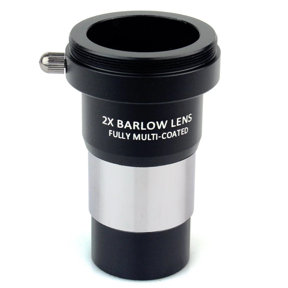 1.25 2X Lens Fully Multi-Coated Metal with M42x0.75 Thread Camera Connect Interface for Telescope Eyepieces 1.25 2X Lens Fully Multi-Coated Metal with M42x0.75 Thread Camera Connect Interface for Telescope Eyepieces