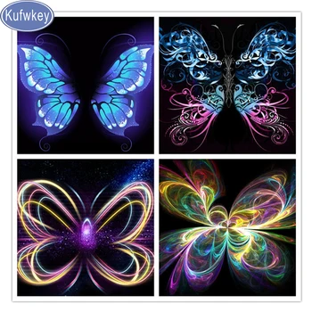

Triptych,diamond painting cross stitch kits "abstract butterfly" embroidery diamond mosaic puzzles,3d pictures,handicraft unique