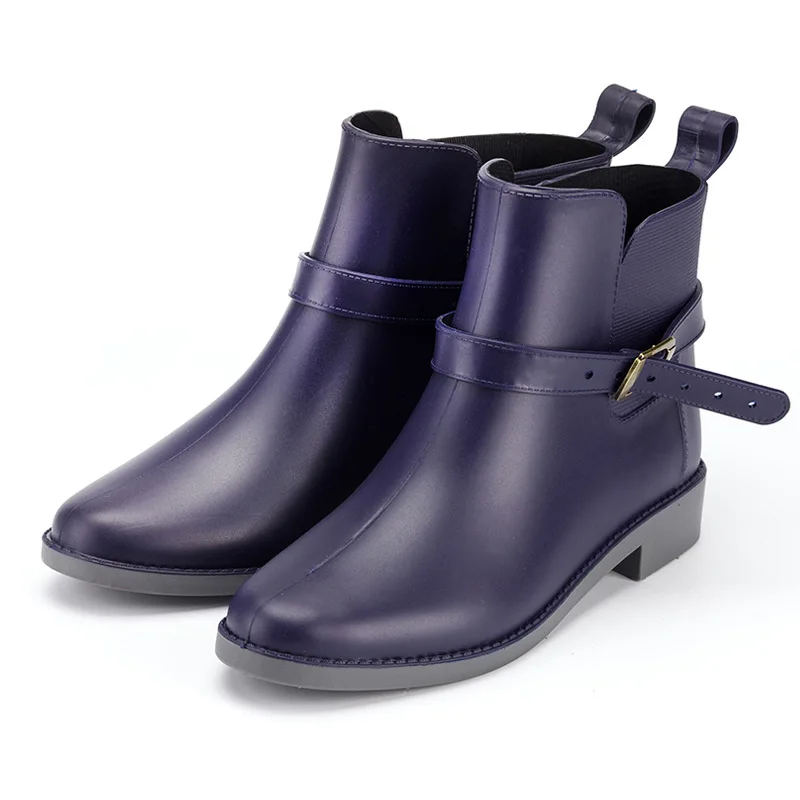 

Autumn Boots Women Shoes Waterproof PVC Rain Boots Spring Casual Shoes Woman Fashion Rainboots Anti-skid Ankle Botas Mujer