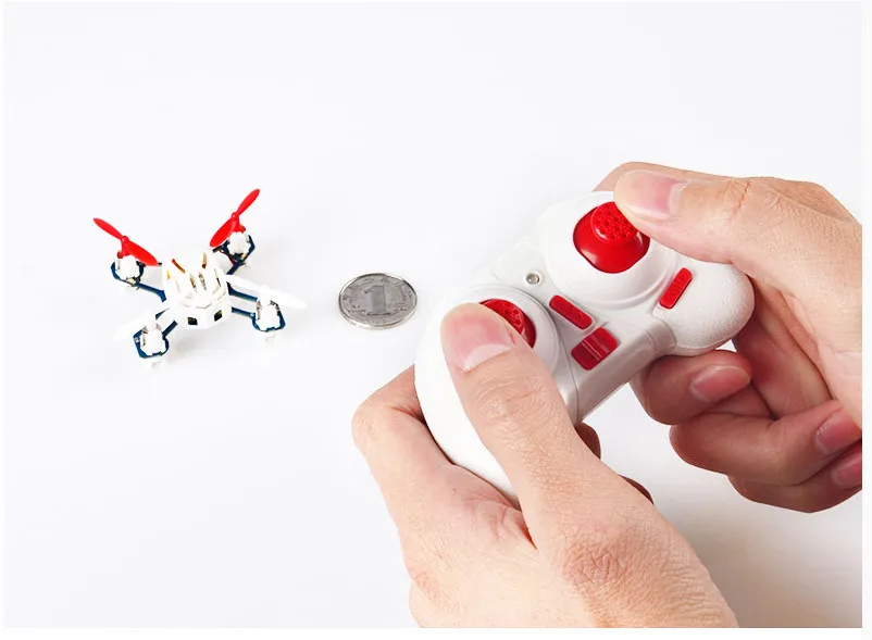 

White HUBSAN Q4 H111 micro Quadrocopter Dron Remote Control Toys Gift RC Helicopter Drone mini