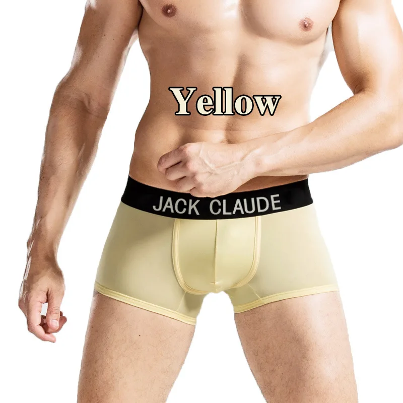 10 шт./лот эротичное мужское белье Sexy Gay Mens нижнее белье, боксеры, спортивные шорты, легкие, с Для мужчин трусы-боксеры, мужские трусы-боксеры Для мужчин нижнее белье трусы-шорты детская одежда, Ropa, Для мужчин нижнее белье трусы-боксеры - Цвет: 10 Pcs Yellow