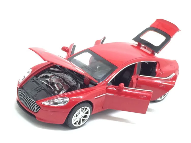 1:32 игрушечные весы автомобиль Aston Martin металлический сплав литья под давлением модель автомобиля Миниатюрная модель звук и свет электрический автомобиль для детей игрушки