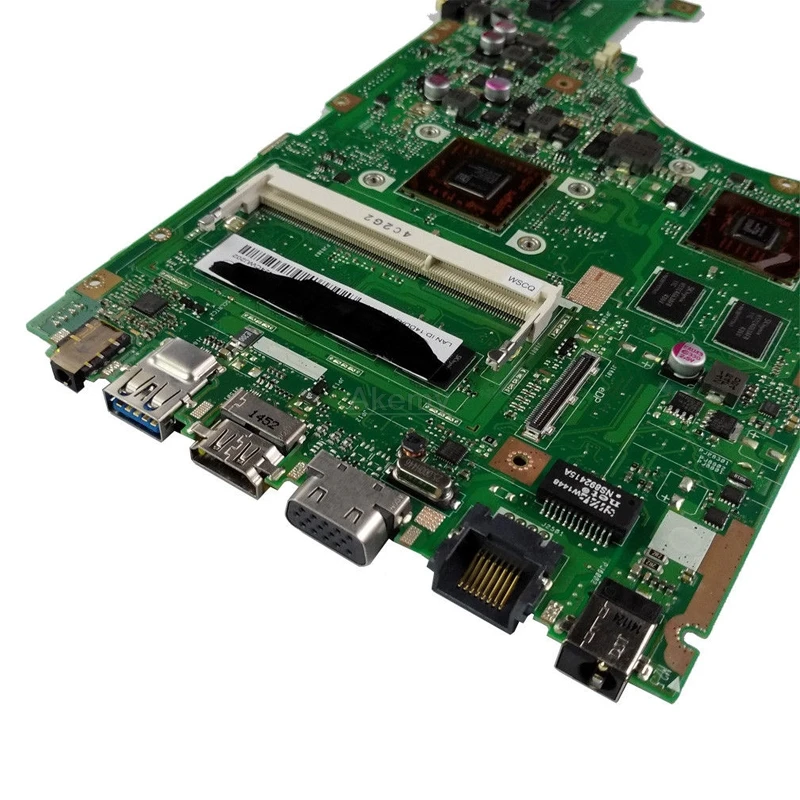 X455WE Материнская плата ноутбука для ASUS X455W X455WE X454W X454WE материнская плата 100% тест 4 Гб ram A4-5100 cpu
