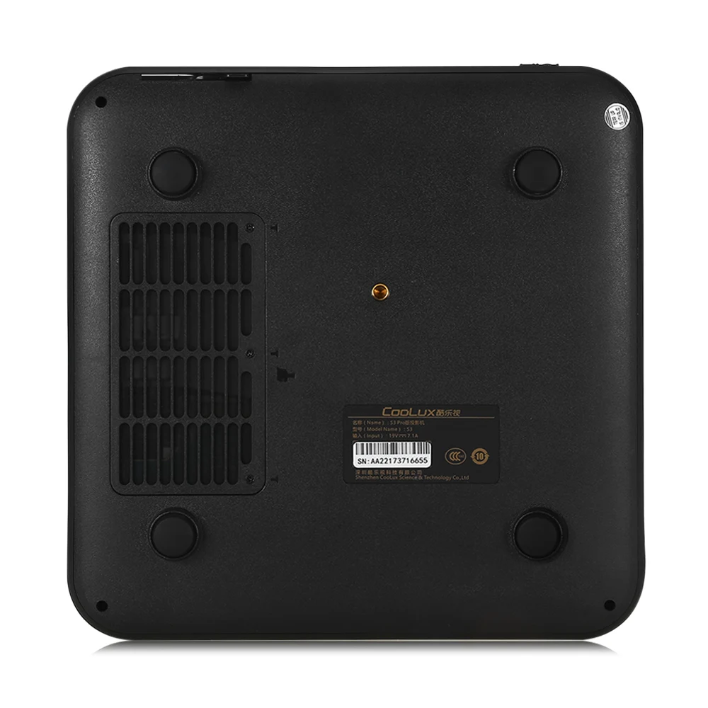 COOLUX S3 DLP проектор 3D Bluetooth 1100 ANSI 1280x800 P Поддержка 4K 2 4/5 ГГц WiFi 4 0 плеер для домашнего