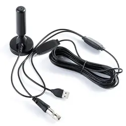 Hd tv DTMB USB усилитель для внутреннего ТВ цифрового телевидения наземная волна черная антенна для автомобиля