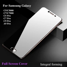 Полное покрытие из закаленного стекла для samsung Galaxy C5 C5 Pro C7 C7Pro C9 A9 Pro 2.5D 9H Защитное стекло для экрана для C5 C7 C9 Pro