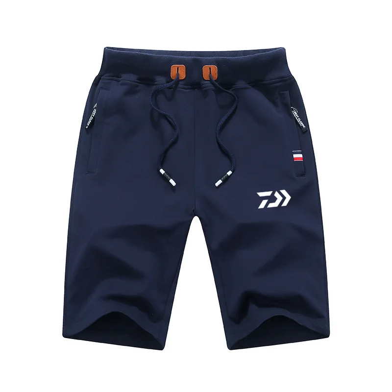 DAIWA черные, синие, серые рыболовные шорты, штаны со шнурком под открытым небом, летние дышащие штаны с несколькими карманами