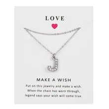 J Initial Letter Alphabet Pendant Charm Rhinestones Necklace A B C D E F G H I K L M N O P Q R S T U V W X Y Z Wish Necklaces J Initial Letter Alphabet Pendant Charm Rhinestones Necklace A B C D E F G H I K L M N O P Q R S T U V W X Y Z Wish Necklaces