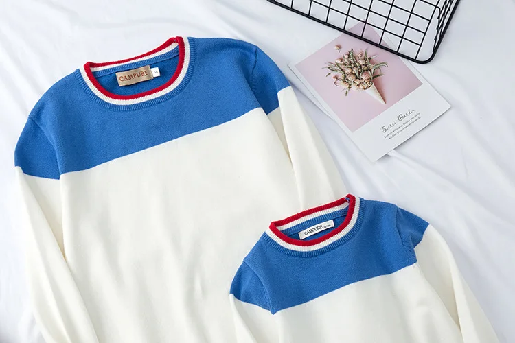 New Baby Girls Sweater Autumn Spring Kids Knitwear Boys Pullover Sweater Stripe Knitted Sweater Children's Clothing