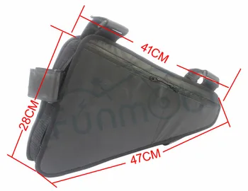 

Outdoor Ebike Lithium Battery Storage Bags Triangle Bag Bicycle Pack Down Tube Frame Oxford Fabric Cycling Mountain Bike Pouch