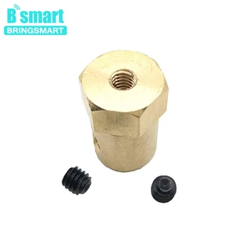 

Bringsmart Hexagonal Coupling 4mm 3mm 6mm Inner Bore Shaft Coupling with Screw Metal DIY Toy Car Motor Shaft Adapter Coupler