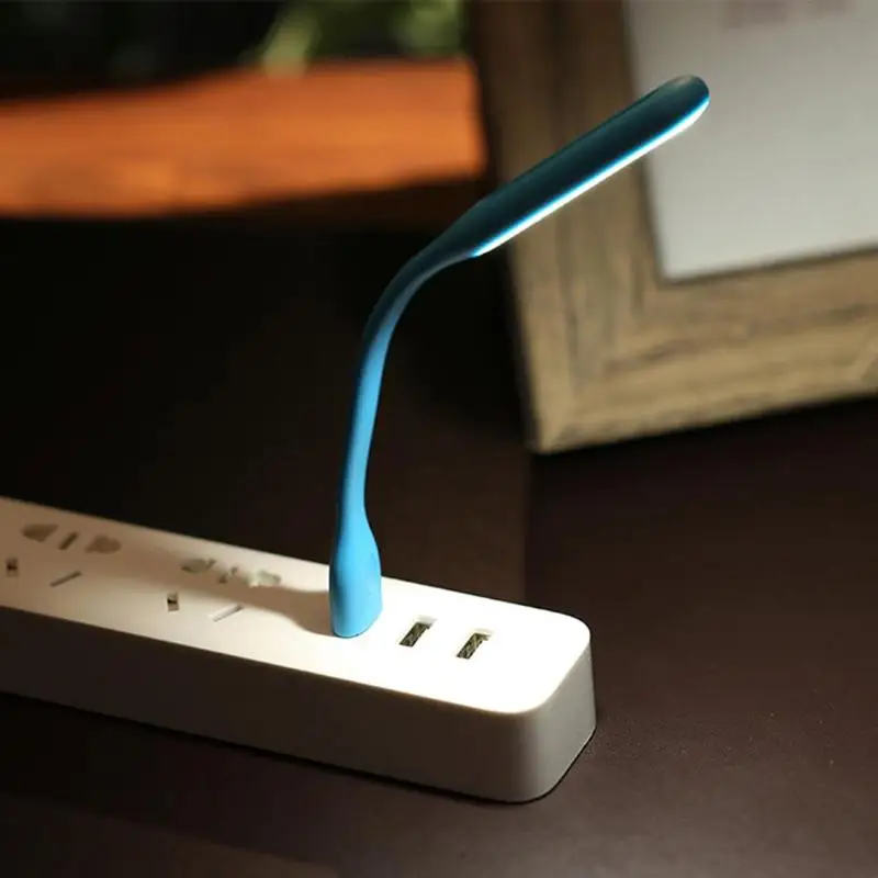 Xiaomi Mijia Mini USB светодиодный свет для чтения книг гибкий Диммируемый свет лампы блок питания для ноутбука зарядка спальня портативная