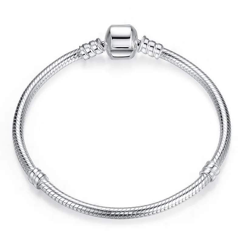 Billige Luxus 100% 925 Sterling Silber Charme Armband Original Herz Perlen Kette Fit Armband   Armreif Für Liebe Frauen Schmuck ZBBS916