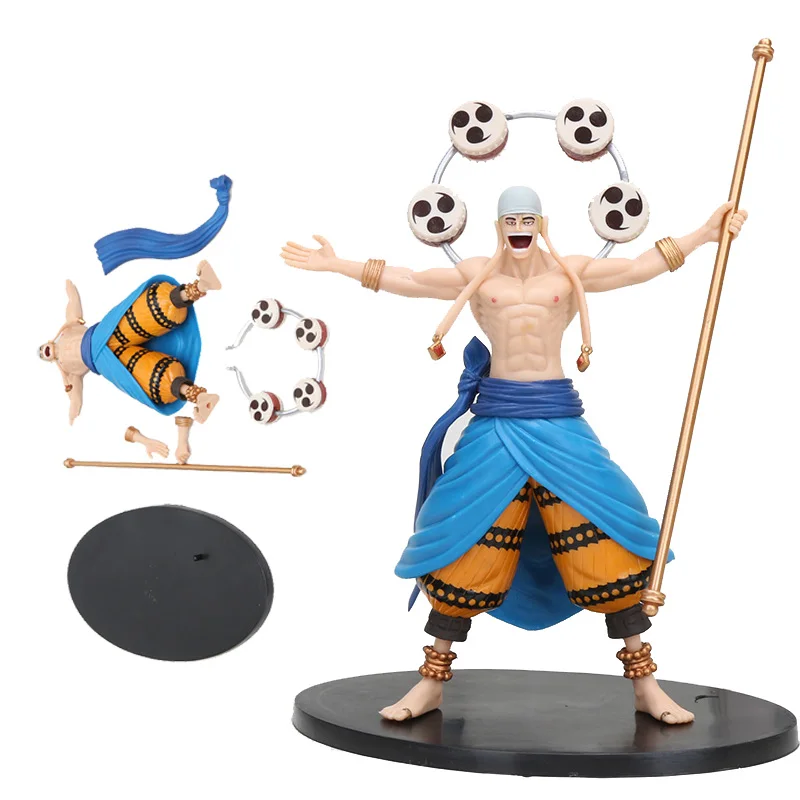 

19cm Anime Cartoon One Piece Figures Enel Yoruba PVC Action Figure Collection Model Toy Brinquedos Dolls Christmas Gifts